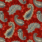Studio E - Le Poulet - Paisley, Red