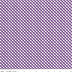 Riley Blake - Hydrangeas in the Garden - Gingham, Purple