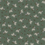 Studio E - Art of Midnight - Ditsy Floral, Dark Sage