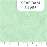 Northcott - Shimmer Radiance - Silver Metallic, Seafoam