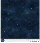 P & B Textiles - Starlit Night - Starry Sky, Dark Blue