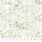 Northcott - Altitude -  Crossgrain , Off White/Green