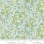 Moda - Harvest Wishes - Fall Foliage, Aqua