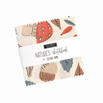 Moda - Mini Charms - Nature's Sketchbook - 40 - 2 1/2^ Squares