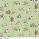 Riley Blake - Peter Rabbit & Friends Flannel - Characters, Fern