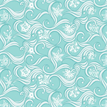 Contempo - Nordic Holiday - Blizzard, Light Turquoise