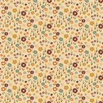 Riley Blake - The Awe of Autumn - Floral, Latte