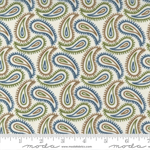 Moda - Fall Fantasy Flannels - Paisley Swirl, Birch