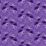 Clothworks - Lilla - Coneflowers, Purple