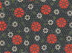 Red Rooster - Victory - Small Floral, Dark. Grey