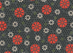 Red Rooster - Victory - Small Floral, Dark Grey
