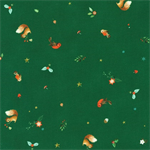 Robert Kaufman - Festive Fauna - Small Toss, Pine