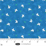 Blank Quilting - Noah & Friends - Doves, Cobalt