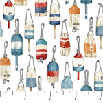 Northcott - Beach Therapy - Buoys, Off White