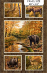 Northcott - Wilderness: Naturescapes - 28^ x 43^ Wildlife Panel, Brown