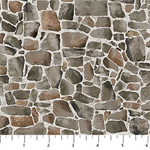 Northcott - Bear Necessities - Field Stones, Gray