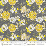 Windham Fabrics - Verona - Fiori, Grey