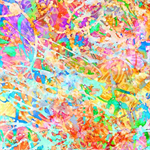 Quilting Treasures - 118^ Panarama Got Your Back - Abstract, Multi