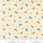 Moda - Family Tree - Tossed Birds, Warm White