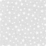Robert Kaufman - Mini Madness - Stars, White on White
