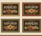 P & B Textiles - Autumn Homestead - 36^ Pumpkin Placemat Panel, Multi