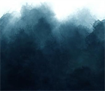 Moda - Mystic Ombre - Ombre Watercolor, Indigo