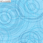 Kanvas Studio - Pearl Reflections - Beaded Circle, Aqua/Teal