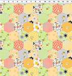 Susybee - Sweet Bees - Honeycomb Patchwork, Yellow