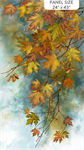 Northcott - Autumn Splendor - 24^ Leafy Branch Panel, Teal