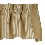 VALANCE - NATURAL STRIPE