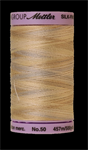 Mettler Thread - Silk Finish Variegated Cotton - 500 yd. - 50 Wt; Pearl Tones