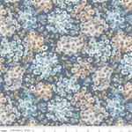 Riley Blake - Blue Escape Coastal - Floral, Colonial