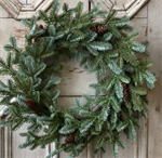 Evergreen Tapestry Wreath | 24^