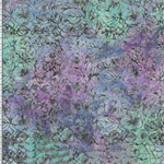 Timeless Treasures - XTonga 106^ Batik - Packed Floral, Surf