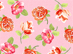 Quilting Treasures - Adele - Medium Floral, Pink