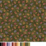 Benartex Traditions - Autumn Breeze - Dancing Leaves, Green