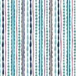 Michael Miller - Fanciful Sea Life - Jellyfish Stripe, White