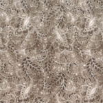 Oasis Fabrics - 118^ Classic - Tonal Floral, Dark Taupe