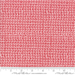 Moda - Country Christmas - Snow Licious Check, Cardinal Red