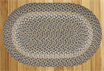 Braided Rug - Blue/Natural, 20^ X 30^ (Oval)