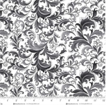 Henry Glass - Scarlet's Treasure - Scrolls, White Black