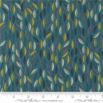 Moda - Songbook...A New Page - Leaf Cascade, Dark Teal