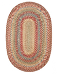 Braided Rug - Azalea, 27^ X 45^ (Oval)