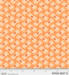 P & B Textiles - Koi Pond - Lily Pad Geo, Orange