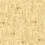 Quilting Treasures - Majestic Eagles - Bald Eagle Toille, Tan