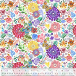 Windham Fabrics - Shine On - Collage, White