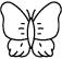 Quilting Stencil - Butterfly - 3^ x 2.5^