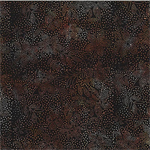 Hoffman Califorina - Bali Batik 2022 - Dotty Floral, Chai-Tea