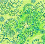 Quilting Treasures - 108^ Avalon - Decorative Filigree, Green