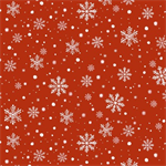 Windham Fabrics - Winter Wonder - Snowfall, Red